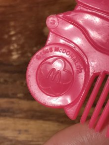 他の写真1: McDonald's Ronald “Vroomer Groomer” Plastic Comb　マクドナルド　ビンテージ　コーム　ロナルド　80年代