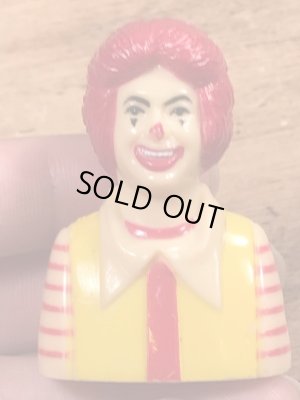 80年代のマクドナルドのロナルドのビンテージの鉛筆削り