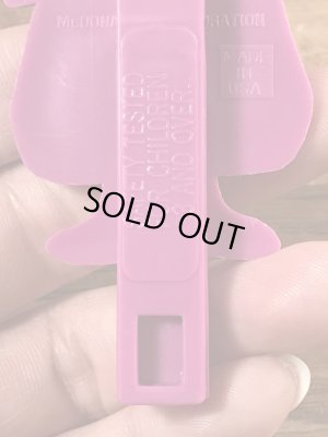 80年代のマクドナルドのグリマスのビンテージのホイッスル