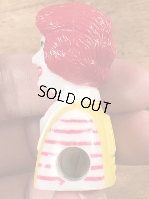 80年代のマクドナルドのロナルドのヴィンテージの鉛筆削り