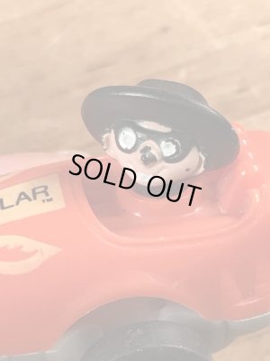 80年代のマクドナルドのハンバーグラーのビンテージのプルバックカー