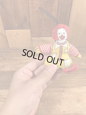 マクドナルドのロナルドのビンテージのオーナメントドール
