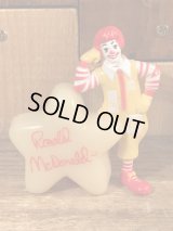 McDonald's “Ronald” Glow In The Dark Star PVC Figure　ロナルド　ビンテージ　PVCフィギュア　マクドナルド　80年代