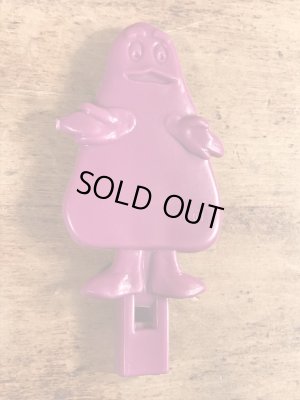 80年代のマクドナルドのグリマスのビンテージのホイッスル