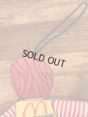 マクドナルドのロナルドのビンテージのオーナメントドール