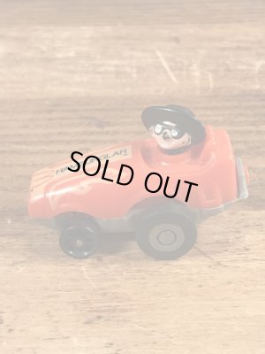 80年代のマクドナルドのハンバーグラーのビンテージのプルバックカー