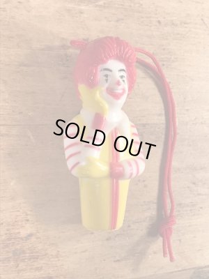 80年代のマクドナルドのロナルドのビンテージのペントッパー