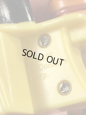 マクドナルドのハンバーグラーのビンテージのおもちゃ