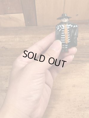 80年代のマクドナルドのハンバーグラーのヴィンテージのPVCフィギュア