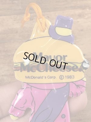 80年代のマクドナルドのメイヤーマックチーズのビンテージのオーナメント