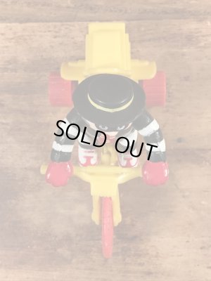 90年代のマクドナルドのハンバーグラーのビンテージのハッピーミールトイ