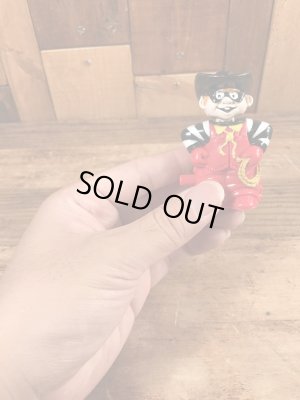 90年代のマクドナルドのハンバーグラーのビンテージのハッピーミールトイ