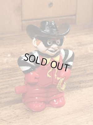 90年代のマクドナルドのハンバーグラーのビンテージのハッピーミールトイ