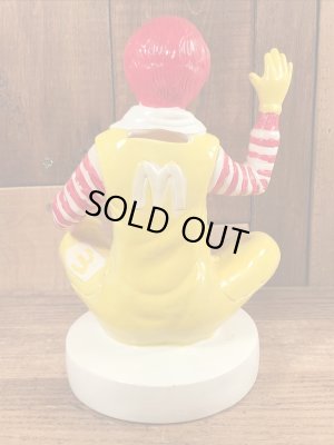 80年代のマクドナルドのロナルドのヴィンテージの貯金箱