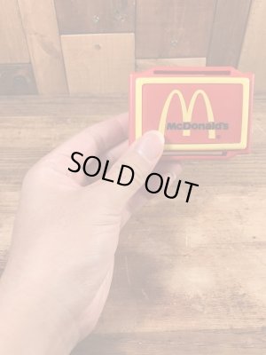 80年代のマクドナルドのビンテージのミニラジオ