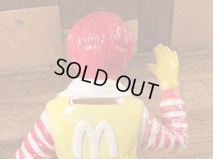 80年代のマクドナルドのロナルドのビンテージのコインバンク