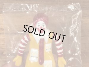 90年代のマクドナルドのロナルドのビンテージのベンダブルフィギュア