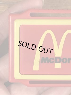 80年代のマクドナルドのビンテージのミニラジオ