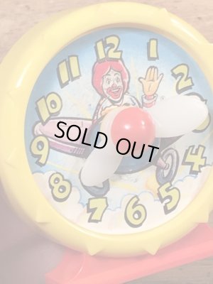 80年代のマクドナルドのロナルドのヴィンテージのハッピーミールトイ