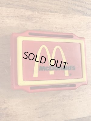 80年代のマクドナルドのビンテージのミニラジオ