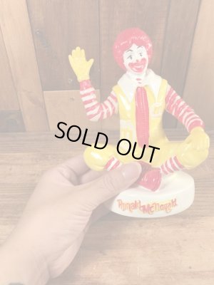 80年代のマクドナルドのロナルドのヴィンテージの貯金箱