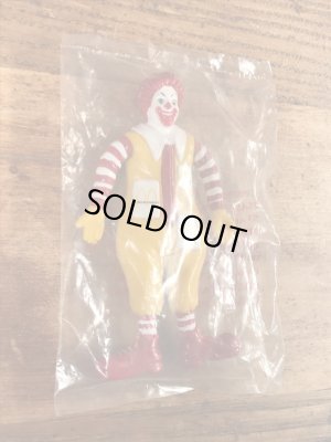 90年代のマクドナルドのロナルドのビンテージのベンダブルフィギュア