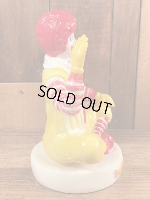 80年代のマクドナルドのロナルドのビンテージのコインバンク