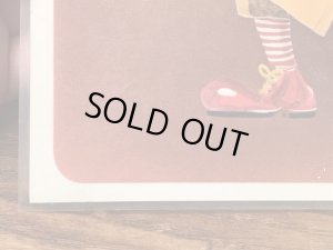 70年代のマクドナルドのビンテージのランチョンマット