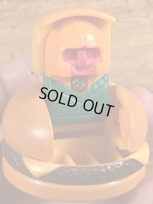 80年代のマクドナルドのニューフードチェンジャブルズのビンテージのハッピーミールトイ