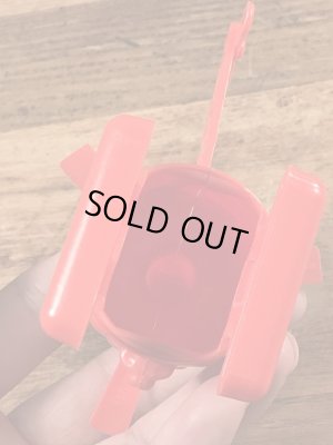 80年代のマクドナルドのビッグマックポリスのヴィンテージのハッピーミールトイ