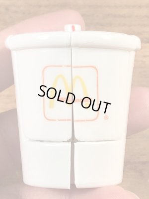 80年代のマクドナルドのニューフードチェンジャブルズのビンテージのハッピーミールトイ