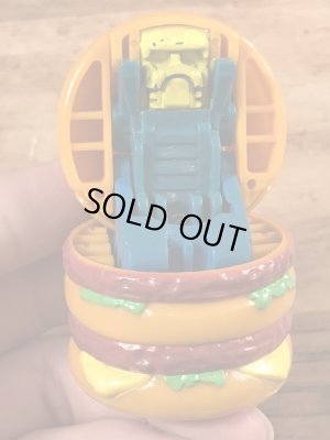 80年代のマクドナルドのフードチェンジャブルズのビンテージのハッピーミールトイ