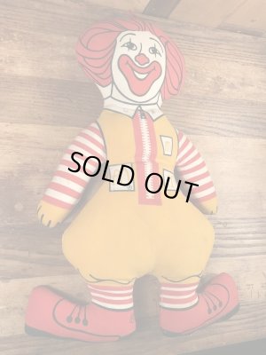 70年代のマクドナルドのロナルドのビンテージのクロスドール