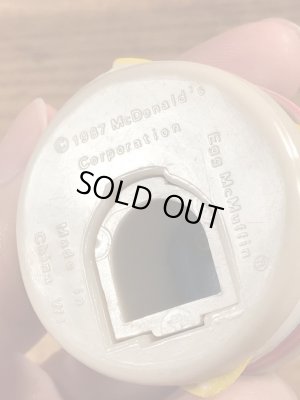 80年代のマクドナルドのフードチェンジャブルズのビンテージのハッピーミールトイ