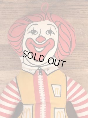 70年代のマクドナルドのロナルドのビンテージのクロスドール