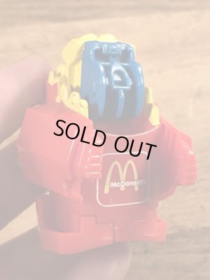 80年代のマクドナルドのチェンジャブルズのヴィンテージのハッピーミールトイ