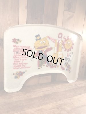 70年代のマクドナルドのビンテージのキッズトレイ