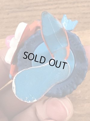 80年代のマクドナルドのファニーフライフレンズのビンテージのハッピーミールトイ