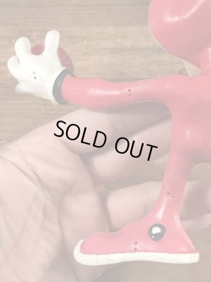 80年代のドミノピザのノイドのビンテージのベンダブルフィギュア