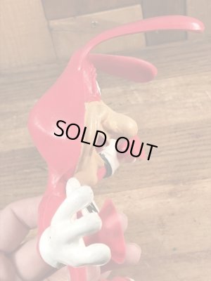 80年代のドミノピザのノイドのビンテージのベンダブルフィギュア