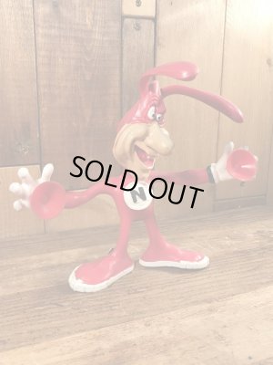 80年代のドミノピザのノイドのビンテージのベンダブルフィギュア