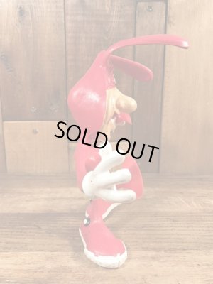 80年代のドミノピザのノイドのビンテージのベンダブルフィギュア