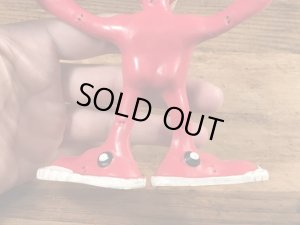 80年代のドミノピザのノイドのヴィンテージのベンダブルフィギュア