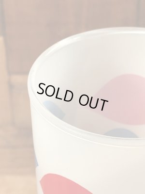 70’sのデイリークイーンのヴィンテージのガラスタンブラー