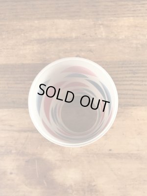 70年代のデイリークイーンのビンテージのグラスコップ