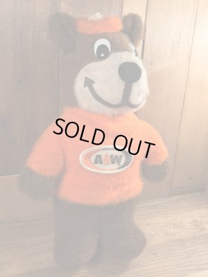 70年代のA&Wベアのビンテージのぬいぐるみ