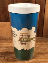 Thermo-Sew Peter Max 7up Plastic Tumbler　セブンアップ　ビンテージ　サーモスタンブラー　ピーターマックス　60年代