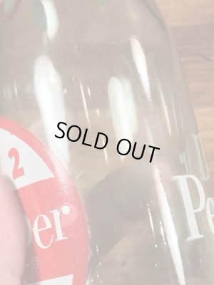 60年代のドクターペッパーのビンテージのガラス瓶