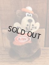 A&W Rootbeer Bear Ornament Doll　エーアンドダブリューベア　ビンテージ　オーナメントドール　90年代