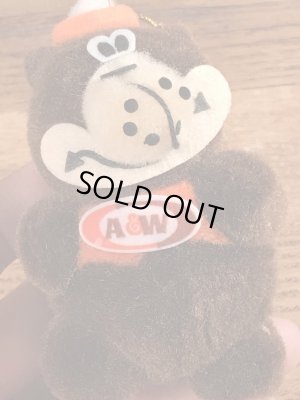 90年代のA&Wベアのビンテージのオーナメントドール